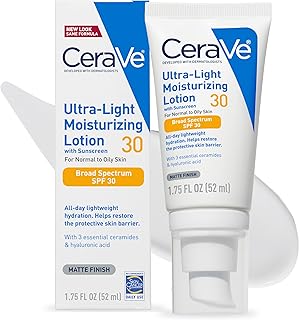 Ultra-Light Face LotionFace Moisturizer with Sunscreen (SPF 30) 
