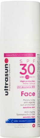 Ultrasun Face Anti-Ageing Lotion SPF 30 50ml （Ultrasun 抗衰老防晒面霜 SPF 30 50毫升）