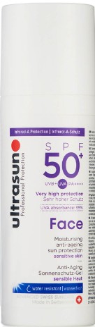 Ultrasun Face Anti-Ageing Lotion SPF 50+ 50ml （Ultrasun 抗衰老防晒面霜 SPF 50+ （50毫升））
