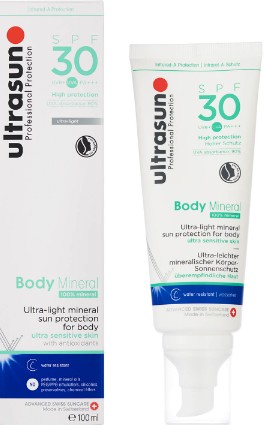 Ultrasun Mineral Body SPF30 Lotion 100ml （Ultrasun 矿物身体防晒霜 SPF30 （100毫升））