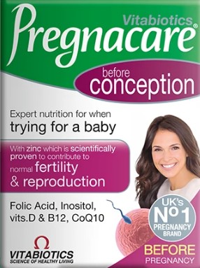 Vitabiotics Pregnacare Conception 备孕营养素30片装