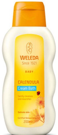 Weleda Baby Calendula Cream Bath 维蕾德金盏花婴儿保湿沐浴露(200毫升)