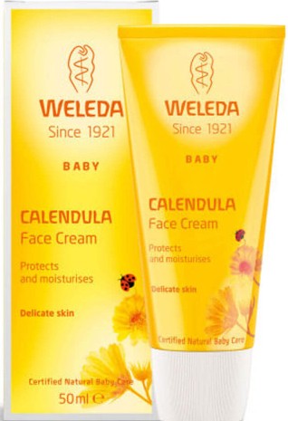 Weleda Baby Calendula Facial Cream 维蕾德金盏花婴儿面霜(50毫升)