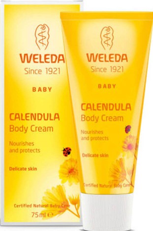 Weleda Baby Calendula Moisturising Body Cream 维蕾德婴儿金盏花身体保湿霜(75毫升)