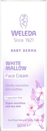 Weleda Baby Derma White Mallow Face Cream 维蕾德婴儿白锦葵面霜(50毫升)