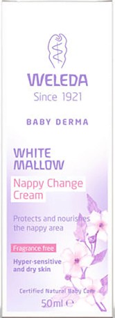 Weleda Baby Derma White Mallow Nappy Cream 维蕾德白锦葵婴儿臀部护肤霜(50毫升)
