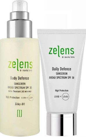 Zelens Daily Body Defence Set (Worth £110.00) （Zelens 日常护肤防晒霜套装 – 价值£110.00 疯狂折扣£55.00）