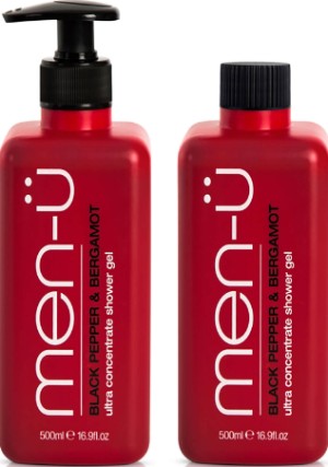 men-ü Black Pepper & Bergamot Shower Gel 500ml （men-ü 男士黑胡椒和佛手柑沐浴露 500毫升）