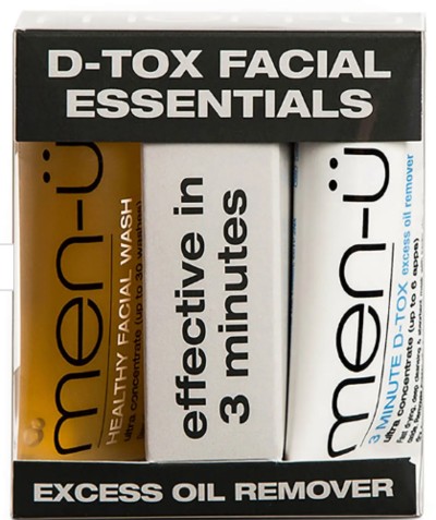 men-ü D-Tox Facial Essentials 男士面部护肤套装