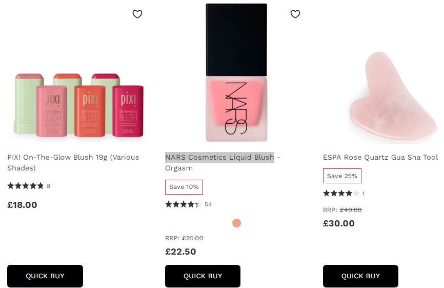 在TikTok上备受欢迎的PIXI On-The-Glow Blush 腮红19g (多种色彩可供选择)