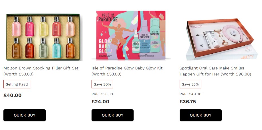 英国圣诞节折扣期间 – Bodycare Gifts身体护理礼品套装系列的圣诞礼物2