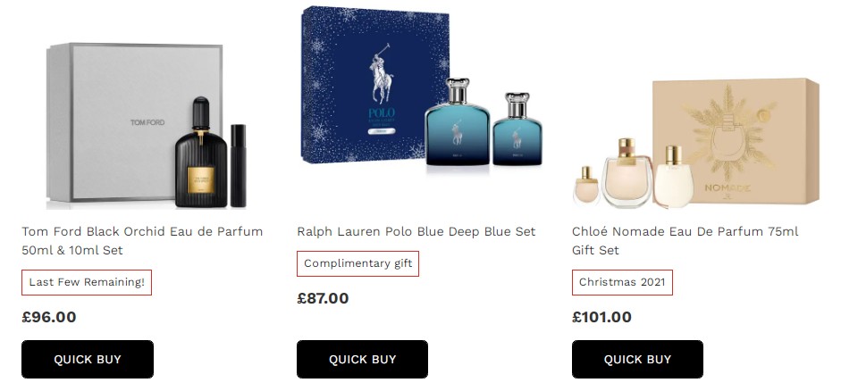 英国圣诞节折扣期间 – Fragrance Gift Sets 香水系列的圣诞礼物4