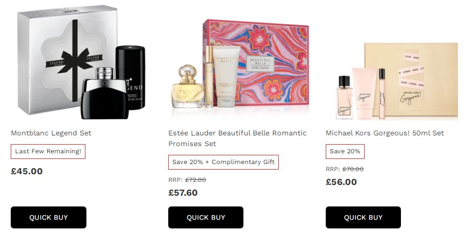 英国圣诞节折扣期间 – Fragrance Gift Sets 香水系列的圣诞礼物6