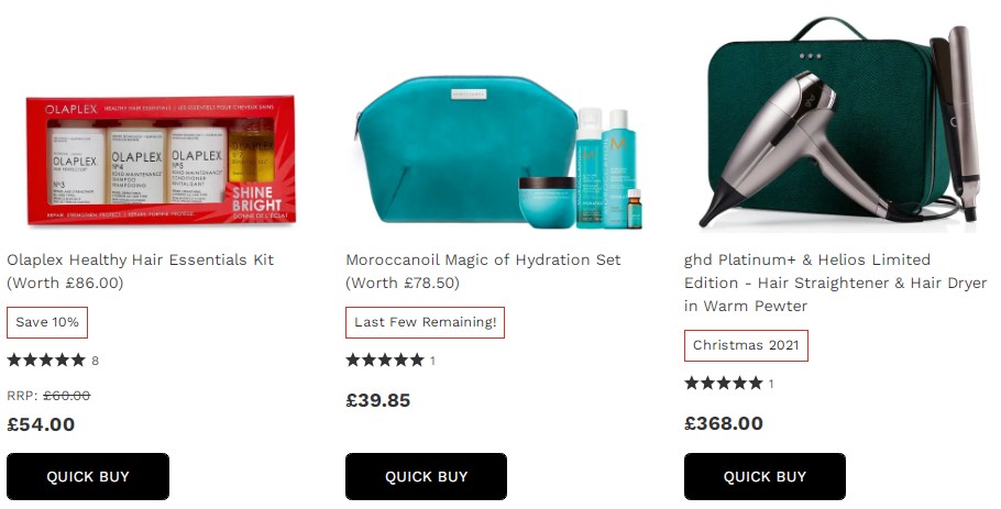 英国圣诞节折扣期间 – 护理头皮和头发的圣诞礼物3