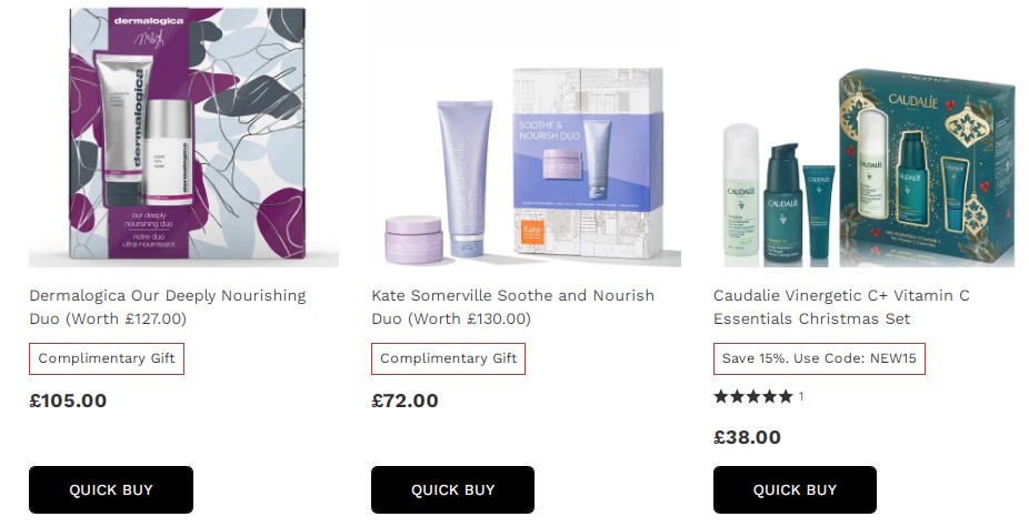 英国圣诞节折扣期间 – 护肤护理的圣诞礼物5