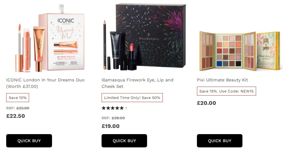 英国圣诞节折扣期间 – 美容彩妆的圣诞礼物6