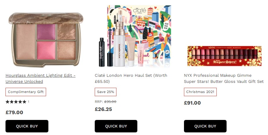 英国圣诞节折扣期间 – 美容彩妆的圣诞礼物8