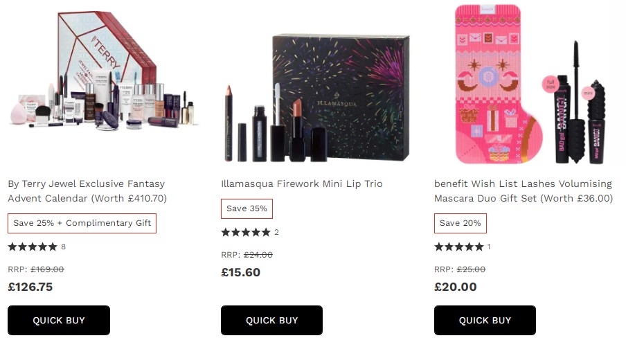 英国圣诞节折扣期间 – 美容彩妆的圣诞礼物9